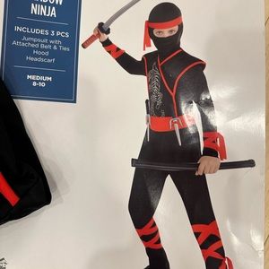Ninja costume size 8-10